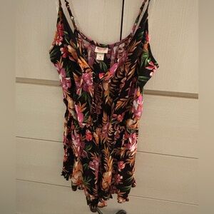 Floral Sleeveless Romper